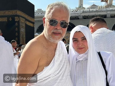 أشرف زكي وزوجته روجينا 