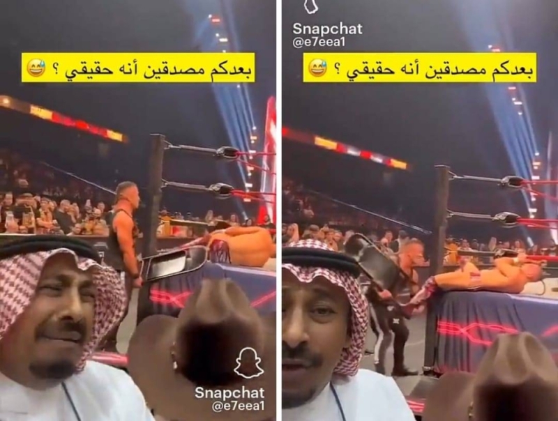 سعودي يكشف حقيقة الضرب في المصارعة الحرة وكيف يخدعون الجمهور..  شاهد