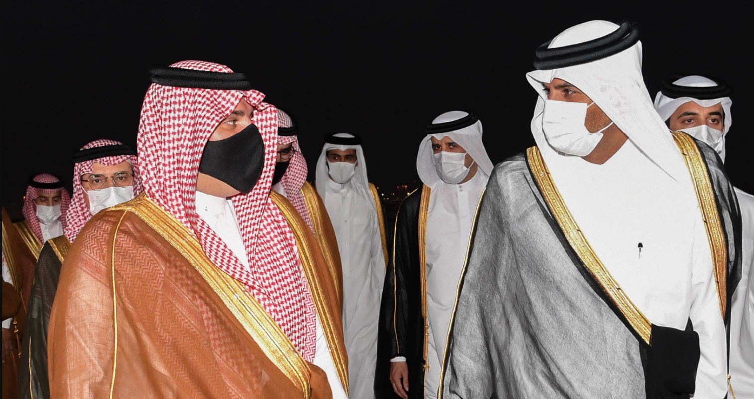 وزير الخارجية السعودي يصل قطر