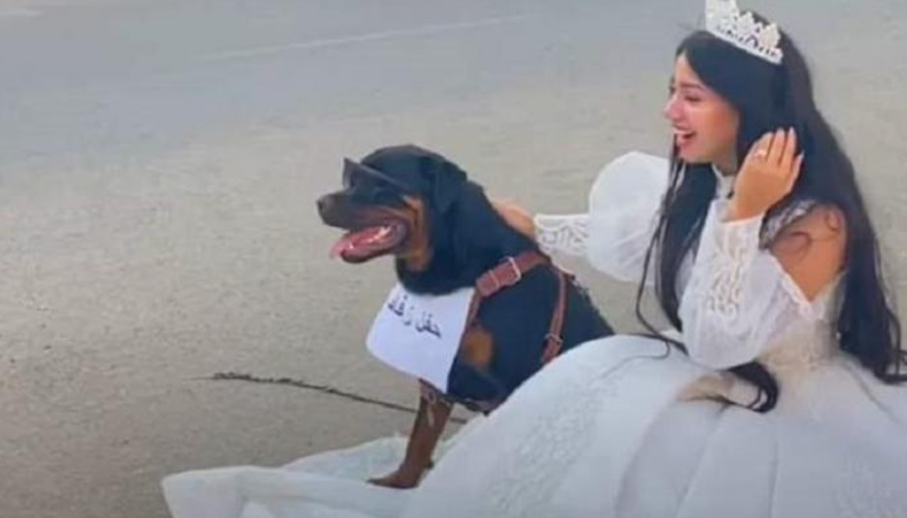 فنانة مصرية تتزوج من كلب