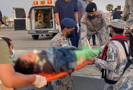 الحرس الحدودي السعودي يعلن عن اخلاء بحارة تركية تعرضت لجرح في الرأس على متن سفينة في مياه البحر الأحمر