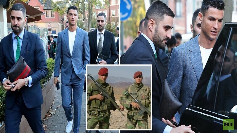 توأم رونالدو يخطف الأضواء عند وصوله السعودية  .. صورة و تفاصيل مثيرة عن حراستة الشخصية