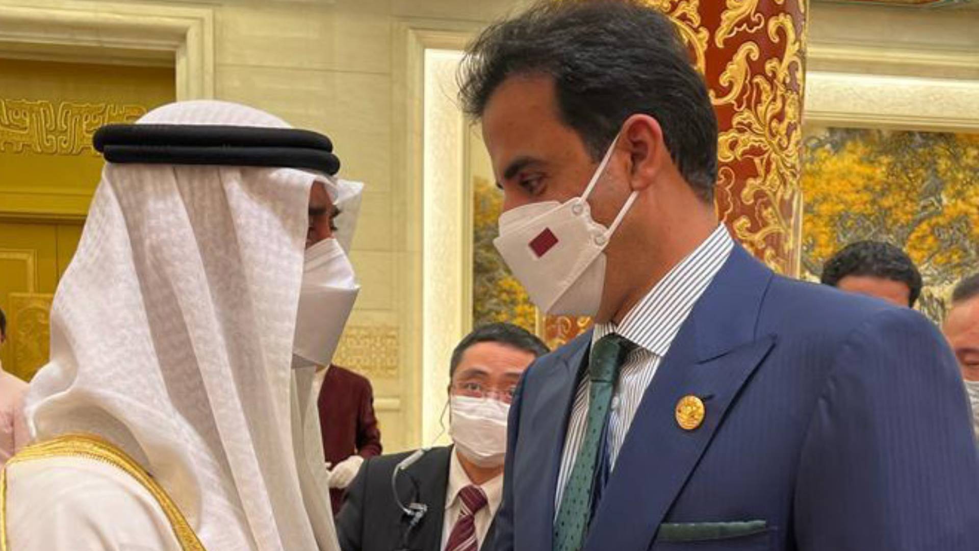 تميم ومحمد بن زايد