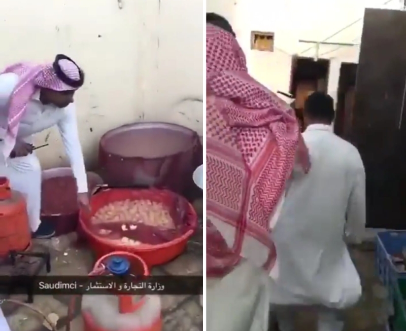  مداهمة منزل شعبي في السعودية تقطنه عمالة وافدة وبعد تفتيشه كانت المفاجأة ما وجدوا بداخله!