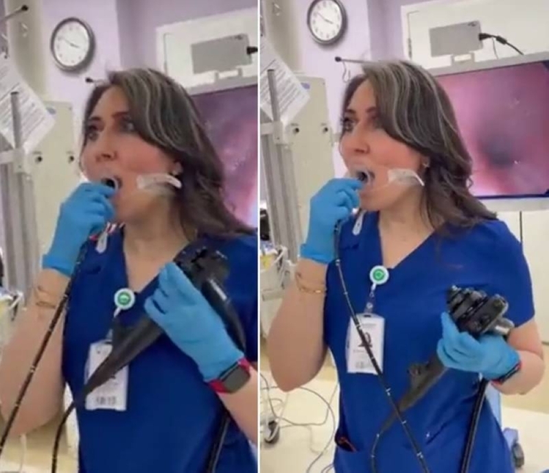 طبيبة تثير ضجة كبيرة وهي تقوم بهذا الأمر في حلقة تعليمية للأطباء ... لن تصدق ماذا فعلت !