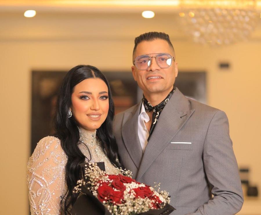 حسن شاكوش وزوجته ريم طارق 