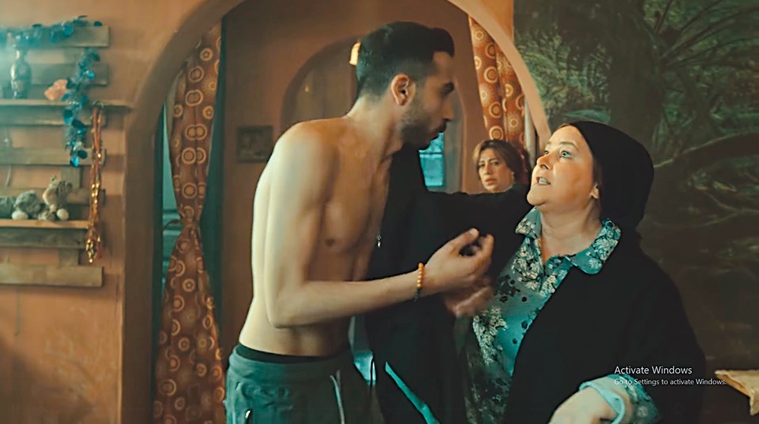 مشهد من مسلسل ملوك الجدعنة