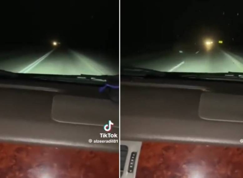 خليجي واهله يسافرون برًا في الليل المظلم الى السعودية  وعند سؤاله عن السبب أجاب بهذه الإجابة !
