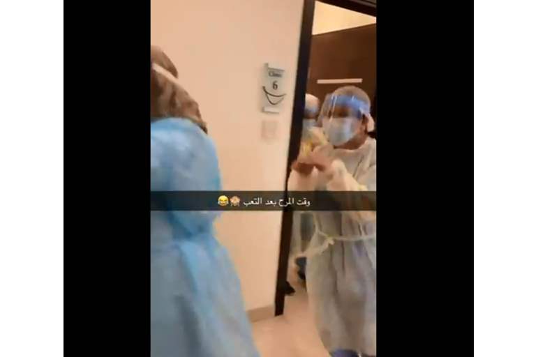 رقصة لفتيات ممرضات في مستشفى تقلب السعوية رأسا على عقب .. شاهد الفيديو 