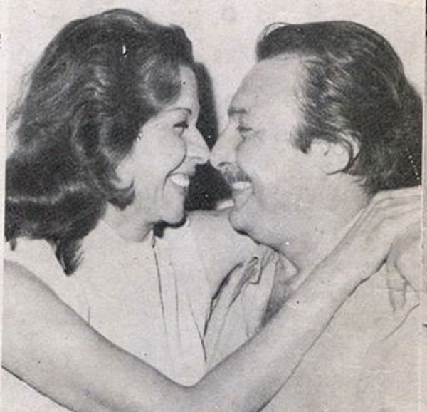 رشدي اباظة وسامية جمال