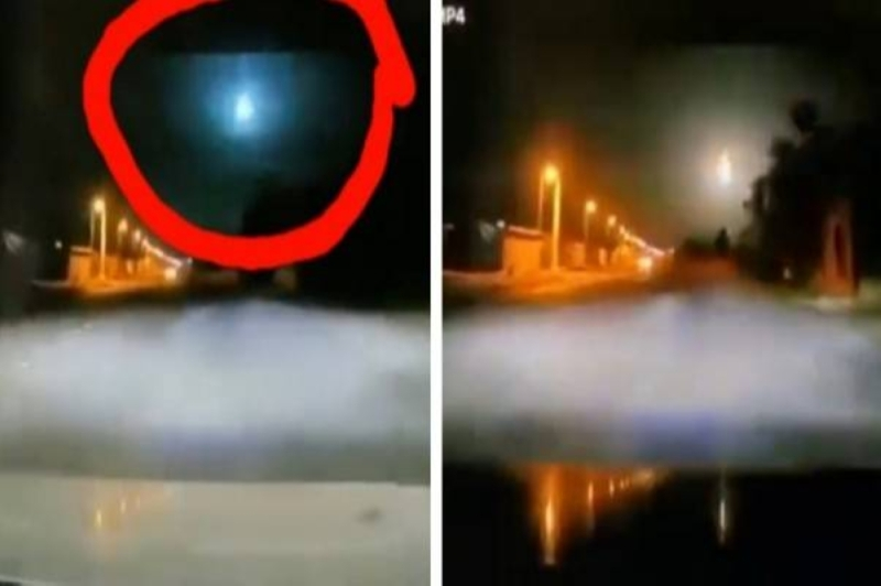 سقوط نيزك في العاصمة السعودية الرياض.. شاهد