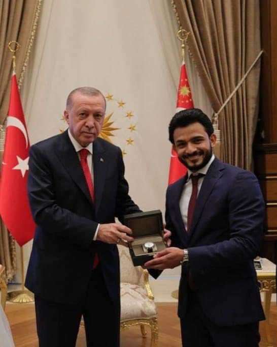 اردوغان يشارك في عقد قران يمني