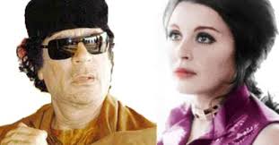 معمر القذافي وسعاد حسني