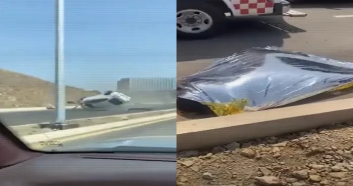 سيارة تتقلب