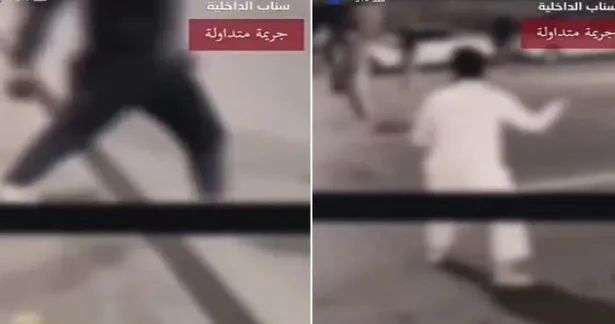 شاهد بالفيديو.. عراك بالأسلحة البيضاء بين سعوديين ويمنيين في العاصمة السعودية الرياض