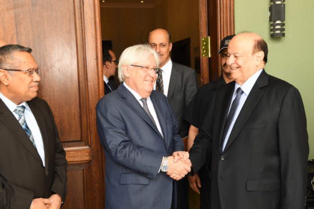 الرئيس هادي والمبعوث الأممي