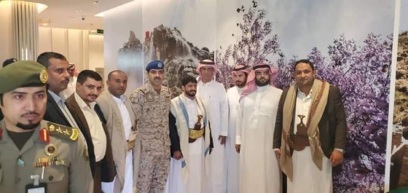 وفد تابع لمليشيا الحوثي يظهر في قلب  السعودية يثير الكثير من التساؤلات