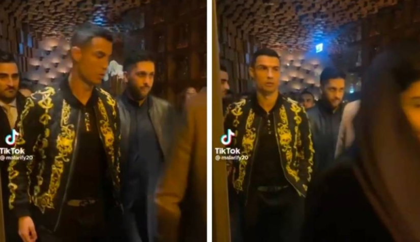 فتاة سعودية فائقة الجمال تفاجئ رونالدو داخل مطعم بالرياض بهذا الطلب والمفاجأة الكبرى في ردة فعلة 