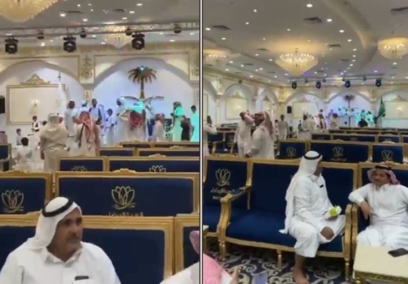 تصرف مفاجئ لمشجع اتحادي يفسد فرحة الهلاليين بكأس الملك أثناء حفل زفاف في السعودية..شاهد ماحدث!