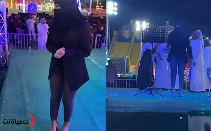 شاهد سعودية تنشر  فيديو وهي تغني بالنقاب في حفل عام بدون خجل!! اثارت ضجة وجدل واسع بمواقع التواصل