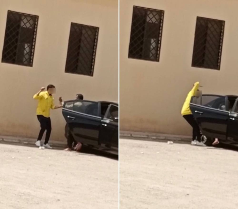 السعودية  .. مدمن شبو يفاجئ سائق ويعتدي عليه بـ 12 طعنة أمام مدرسة 
