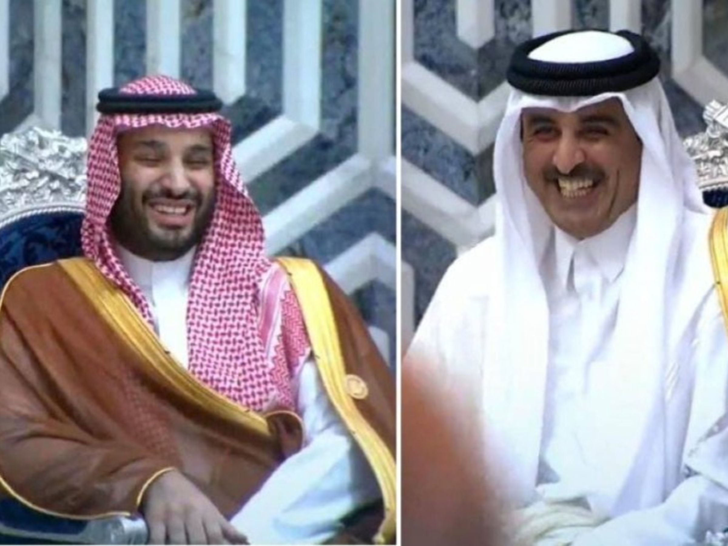 بن سلمان و أمير قطر