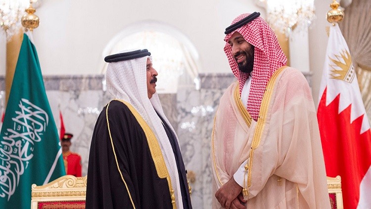 ملك البحرين وولي عهد السعودية