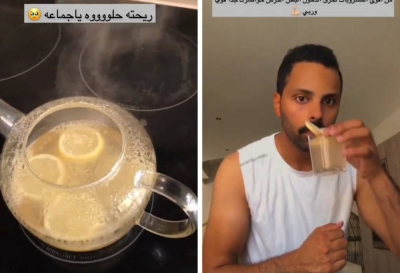 مشهور سعودي يكشف عن مكونات أقوى مشروب طبيعي لحرق دهون البطن والخواصر !!