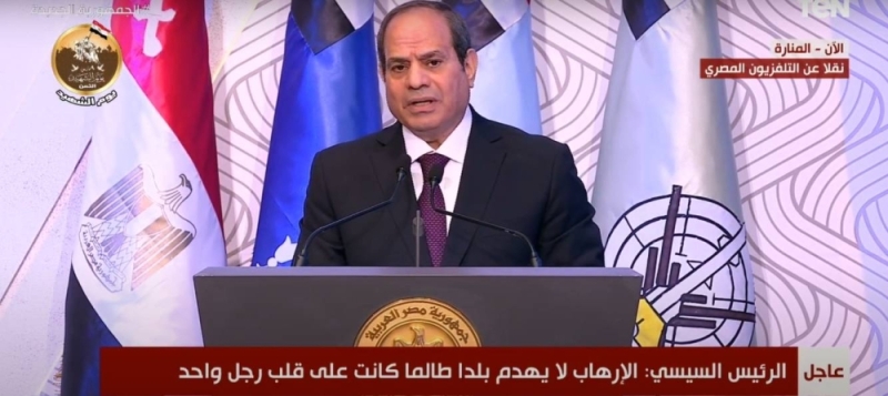 لن تناموا إذا رأيتموه.. السيسي يكشف عن احتفاظ مصر بفيلم وثائقي عن الإرهابيين في سيناء