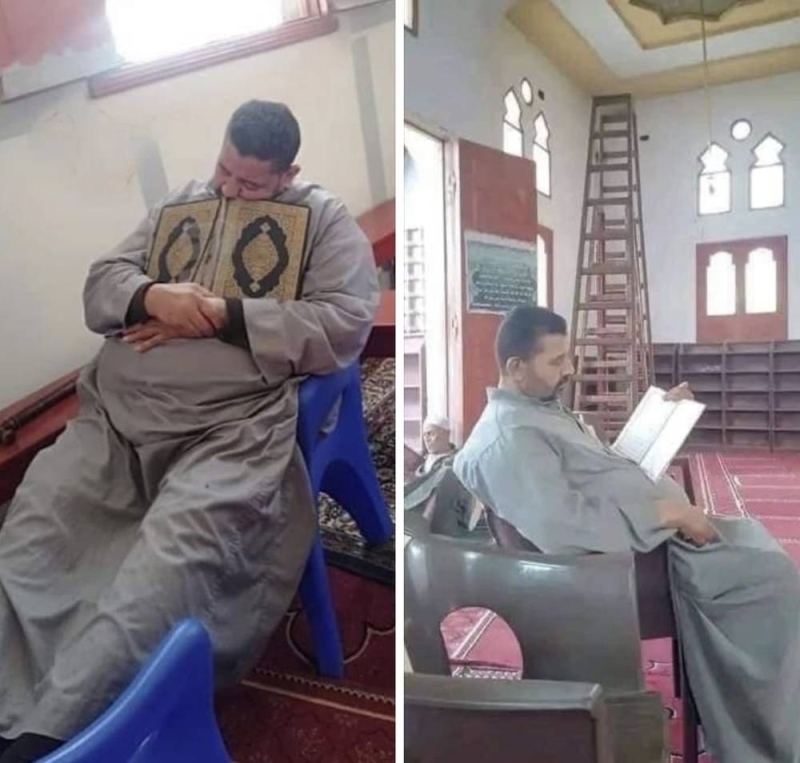وفاة مصري أربعيني داخل مسجد وهو يحتضن كتاب الله 