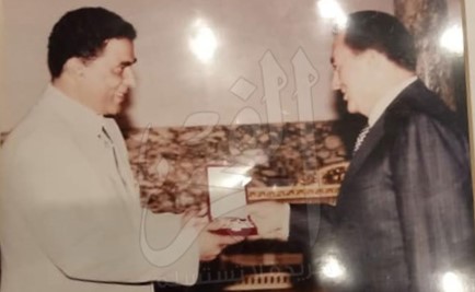 حسني مبارك وأحمد زكي