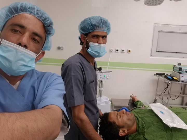 معجزة الاهية ..نجاة لاعب المنتخب اليمني من الموت المحقق أثناء تدريباته..صورة