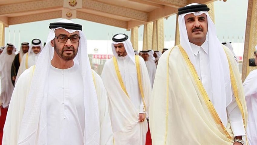 تميم بن حمد ومحمد بن زايد
