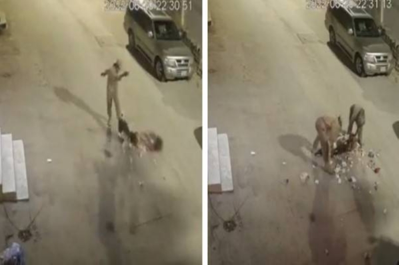  كاميرا مراقبة توثق تصرف صادم من عمال نظافة بالسعودية مافعلوه يشيب له شعر الرأس  (فيديو)