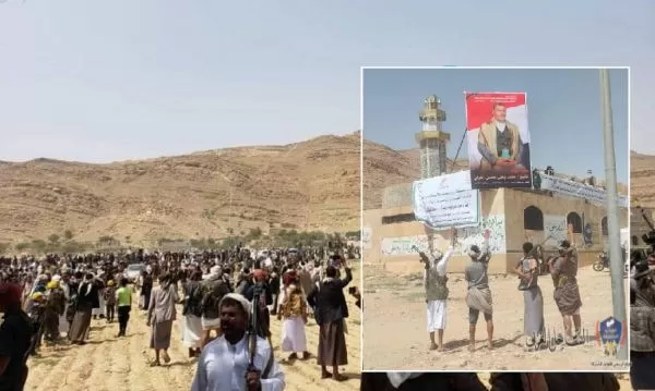 اول محافظة يمنية تنتفض ضد الحوثيين وتنزل صور زعيم الجماعة وترفع صورة هذه الشخصية !