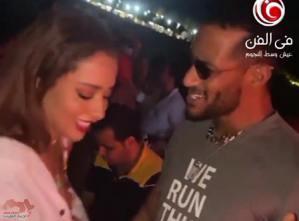 محمد رمضان وبلقيس أحمد فتحي