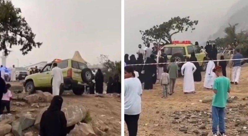 شاهد فاجعة تهز سكان منطقة الشفا بالطائف .. وتجعل الحزن يدخل إلى كل بيت..اليكم التفاصيل !!