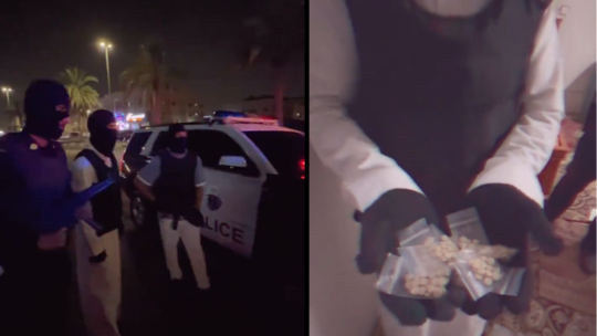 السعودية .. عناصر أمن تداهم منزل مقيم يروج هذا الأمر الصادم الذي اثار ضجة كبيرة (فيديو)