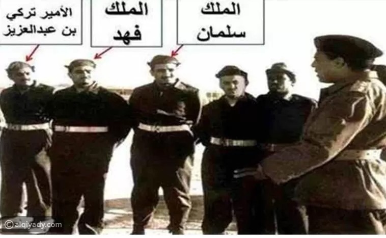 شاهد الملكين سلمان وعبد الله بلباس الحرب اثناء مواجهة اكبر خطر كان يهدد السعودية