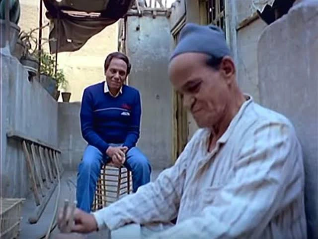 الفنان إبراهيم قدري وعادل إمام