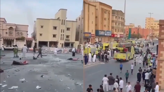 السعودية .. إصابة شخصين في انفجار داخل مطعم في منطقة الأحساء (فيديو)