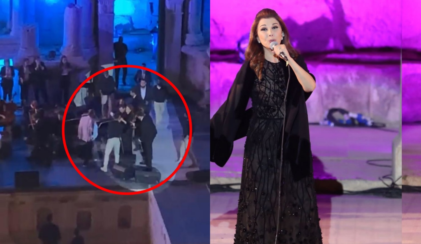 لحظات اغماء ماجدة الرومي
