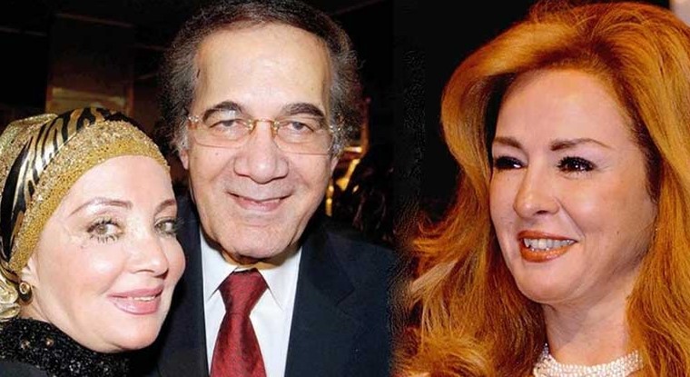 شهيرة ومحمود ياسين ونجلاء فتحي