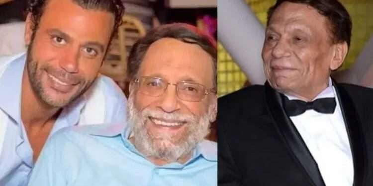 عادل امام بلحية بيضاء