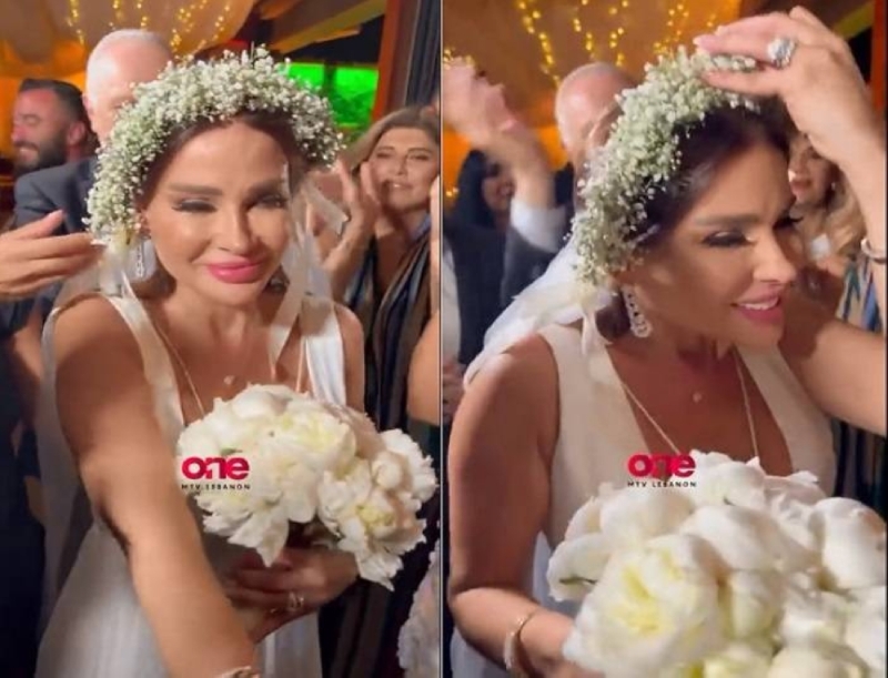 شاهد بالفيديو .. إعلامية عربية شهيرة تحتفل بزفافها من اعلامي شهير ليعتذر العريس من الحضور !