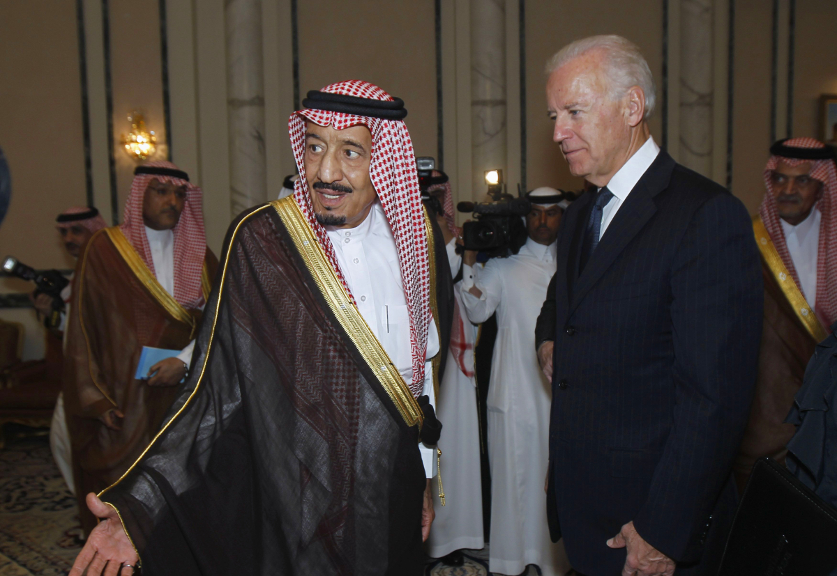 الملك سلمان والرئيس بايدن