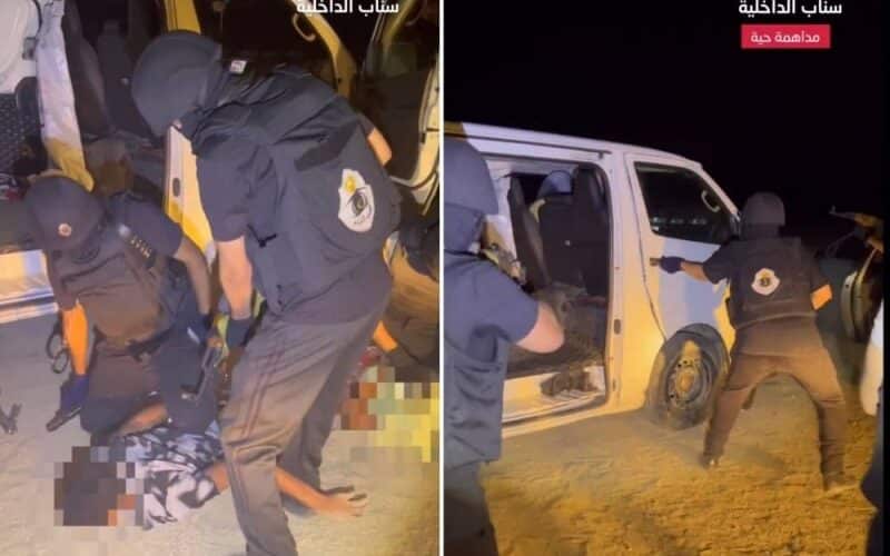 شاهد لحظة مداهمة الشرطة السعودية لسكن أجانب في مكة المكرمة.. ما وجدوه داخل السكن يشيب له رأس!! 