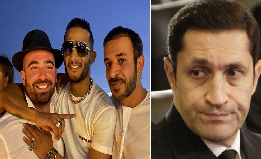 علاء مبارك ومحمد رمضان والمطرب الاسرائيلي