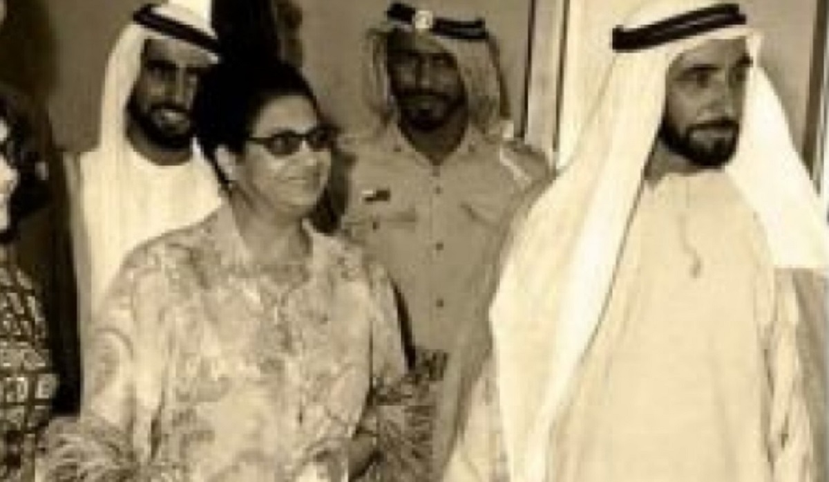 الشيخ زايد وام كلثوم