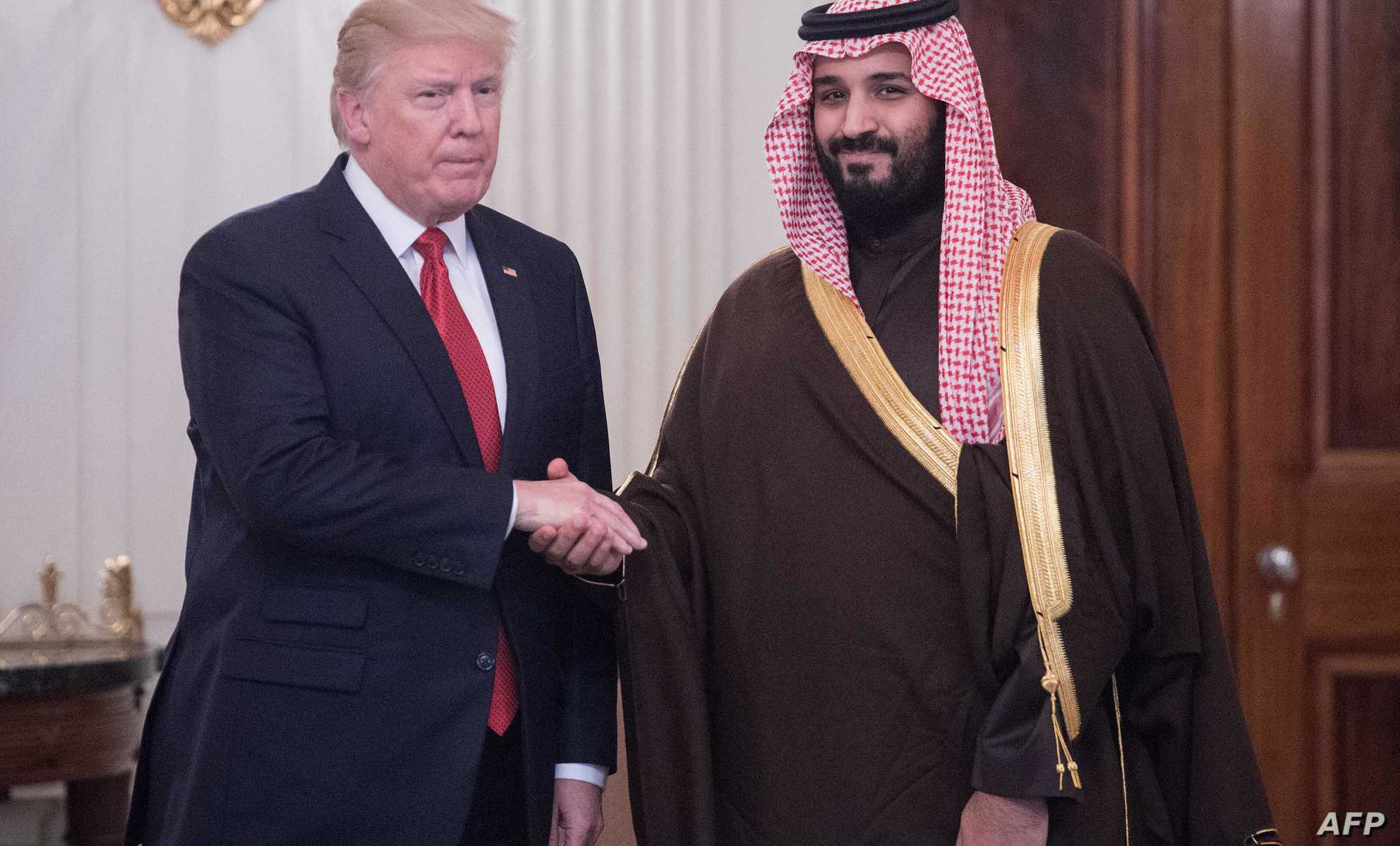 محمد بن سلمان وترامب